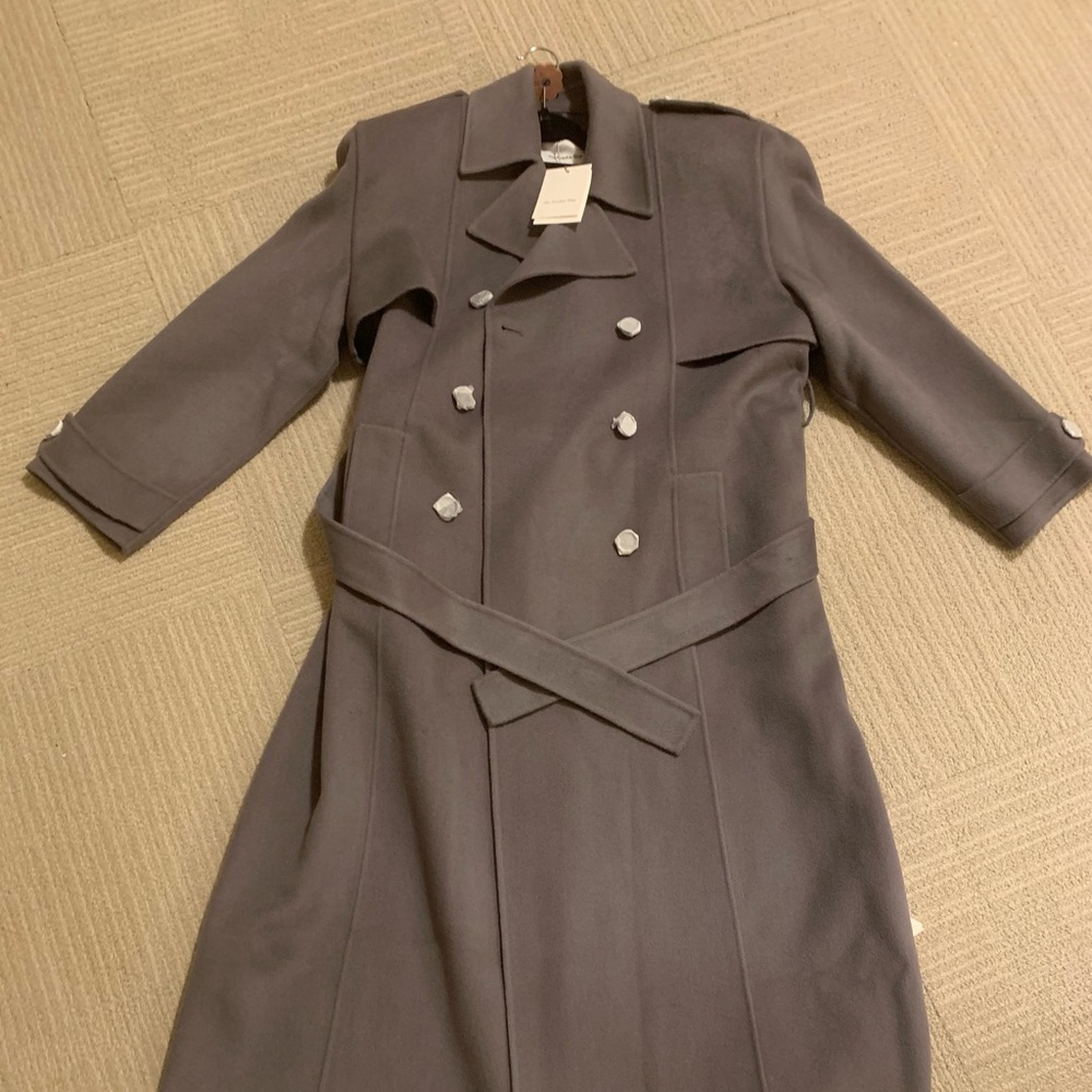 The Frankie Shop NWT Nikola Padded trench coat GREY color size S